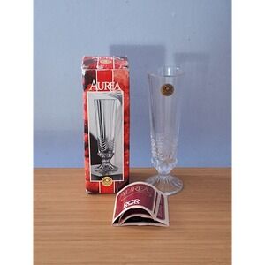Vintage RCR Aurea 24% Lead Crystal. Made In Italy. GVC